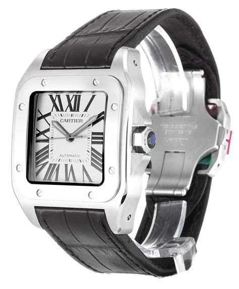 cartier santos 100 replica diamond|cartier santos 100 best buy.